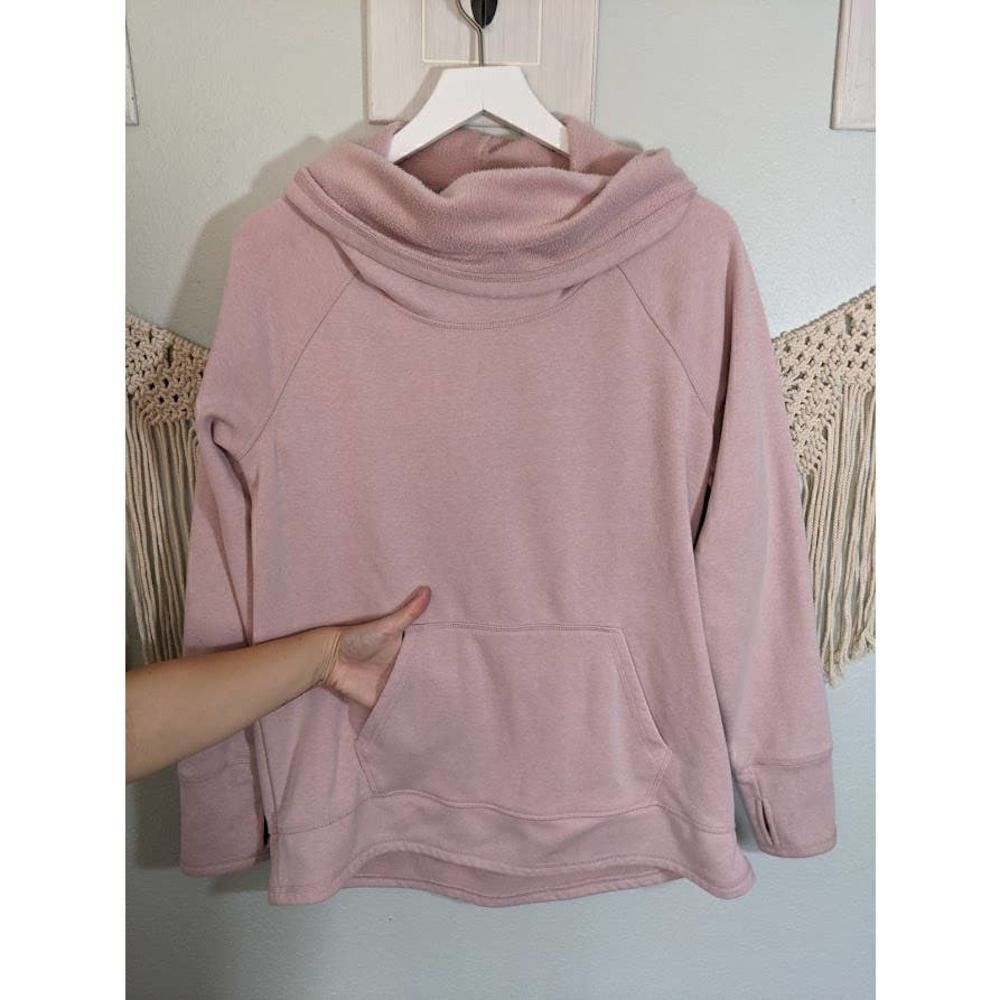 Rbx Pink Rose Blush Athletic Pullover with Pocket - Picture 3 of 8